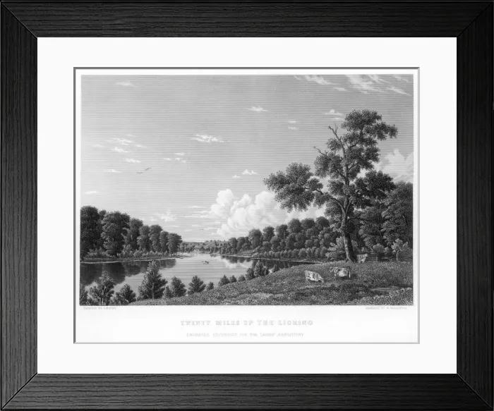 Framed Print : Licking River Kentucky Framed Print : Licking River Kentucky