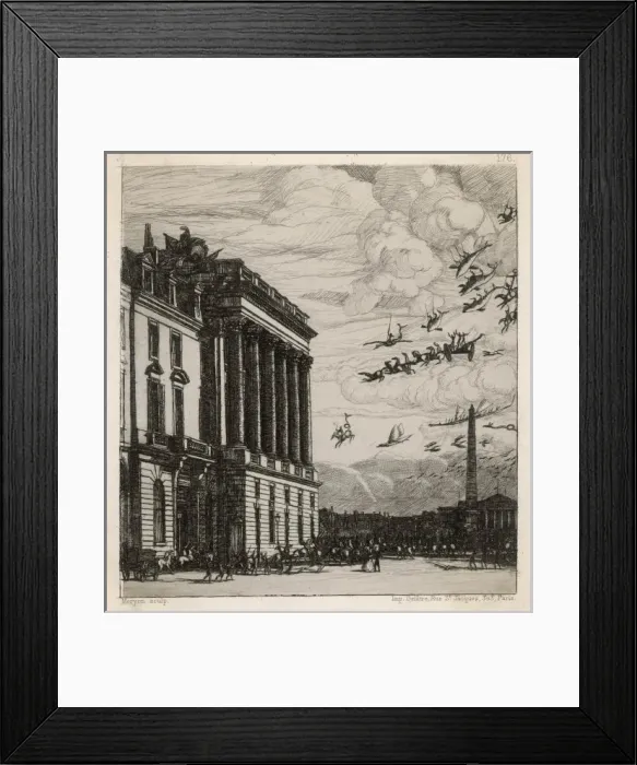 Framed Print : Ministere De LA Marine Framed Print : Ministere De LA Marine