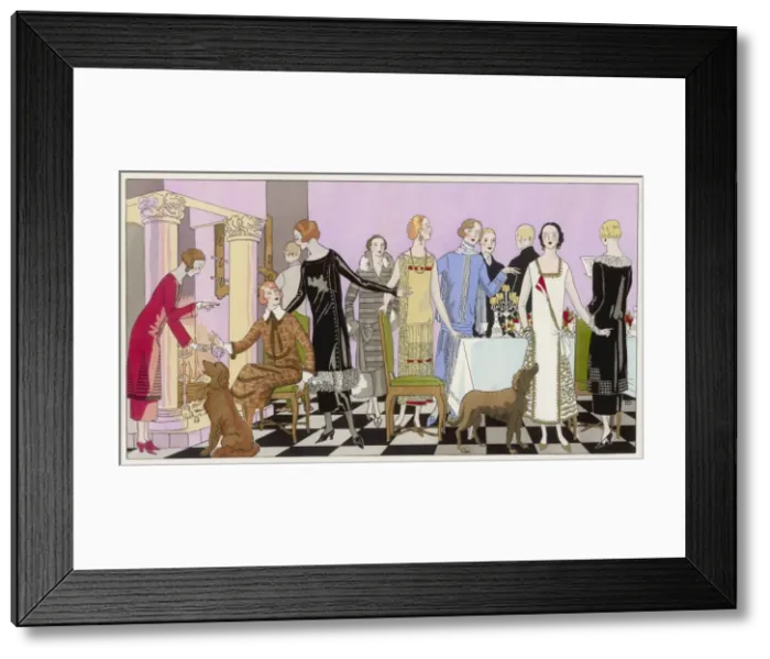 Framed Print : Feminine Elegance, 1924 Framed Print : Feminine Elegance, 1924