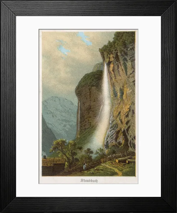 Framed Print : Staubach Falls Framed Print : Staubach Falls