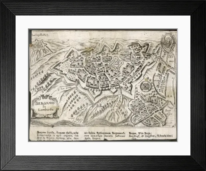 Framed Print : Bergamo, Lombardy Framed Print : Bergamo, Lombardy
