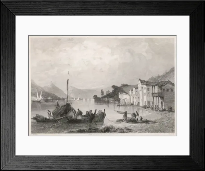 Framed Print : Greece / Ithaca 19th C Framed Print : Greece / Ithaca 19th C