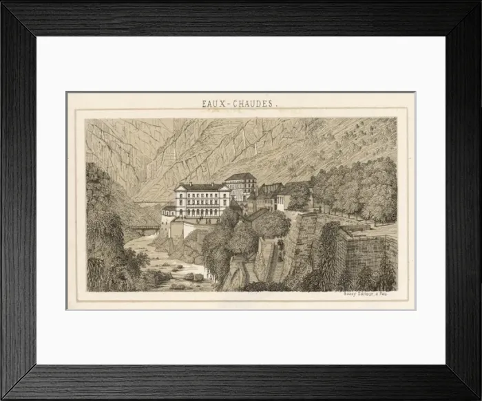 Framed Print : Spa of Eaux-Chaudes Framed Print : Spa of Eaux-Chaudes