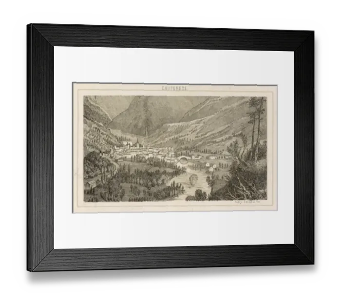 Framed Print : Cauterets, France Framed Print : Cauterets, France