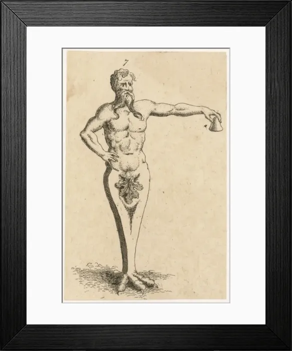 Framed Print : Flacid Fig Leaf Statue Framed Print : Flacid Fig Leaf Statue