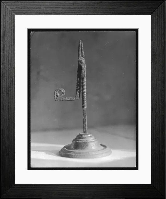 Framed Print : Rushlight Holder Framed Print : Rushlight Holder