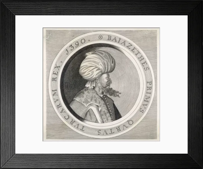 Framed Print : Sultan Bajazet I Framed Print : Sultan Bajazet I