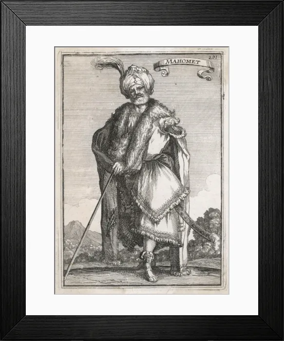 Framed Print : An Arab by Mallet 1683 Framed Print : An Arab by Mallet 1683