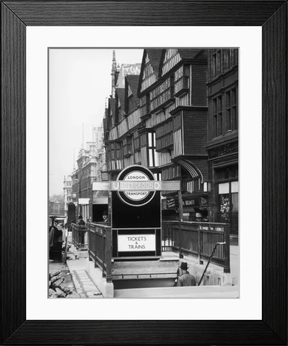 Framed Print : Holborn Underground Framed Print : Holborn Underground