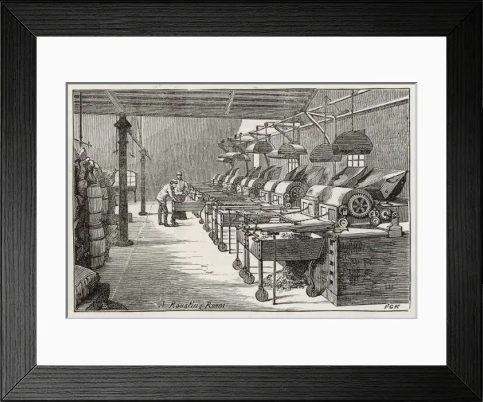 Framed Print : Frys Factory - Roasting Framed Print : Frys Factory - Roasting