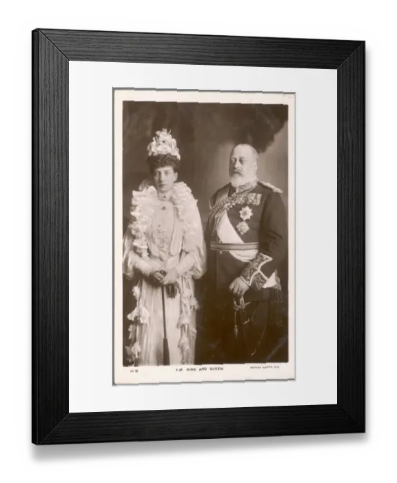 Framed Print : Edward Vii / Alexandra Framed Print : Edward Vii / Alexandra