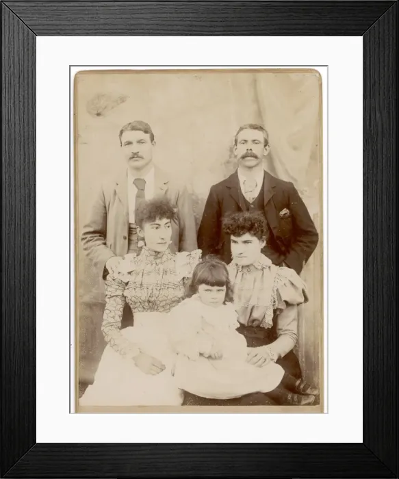 Framed Print : Mixed Costume 1890S Framed Print : Mixed Costume 1890S