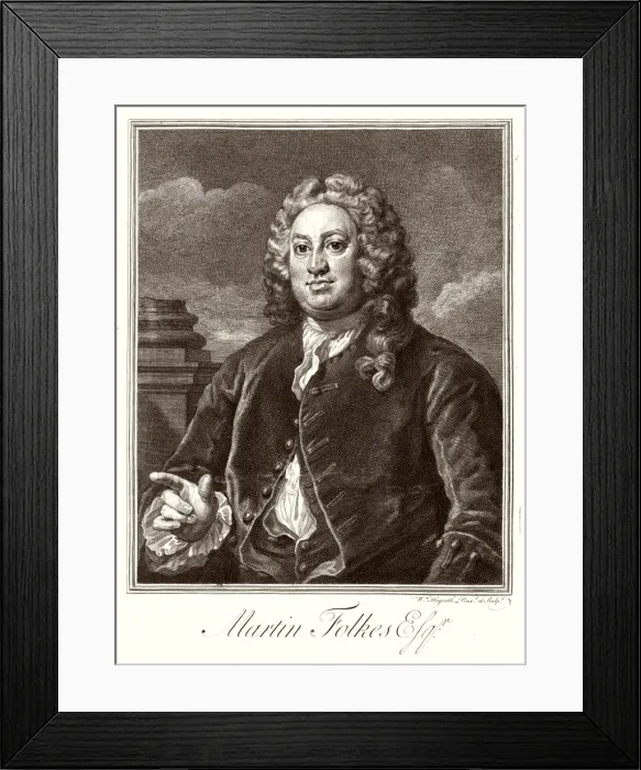 Framed Print : Martin Folkes / Hogarth Framed Print : Martin Folkes / Hogarth
