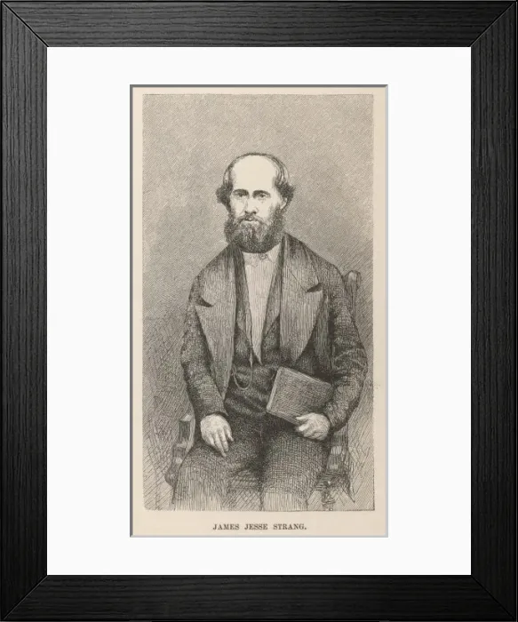 Framed Print : James Jesse Strang Framed Print : James Jesse Strang