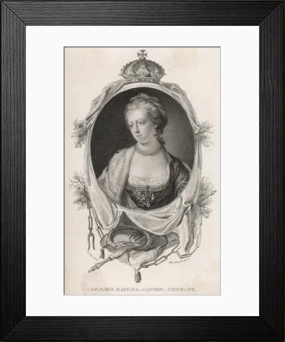 Framed Print : Caroline Matilda / Denmark Framed Print : Caroline Matilda / Denmark