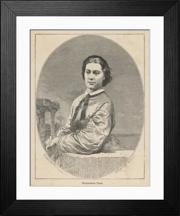 Framed Print : Alexandrine Tinne Framed Print : Alexandrine Tinne