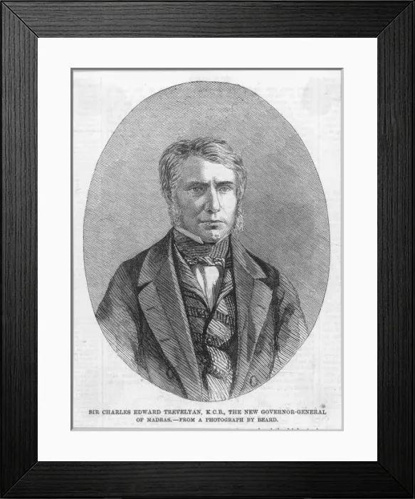 Framed Print : Chas. Edward Trevelyan Framed Print : Chas. Edward Trevelyan