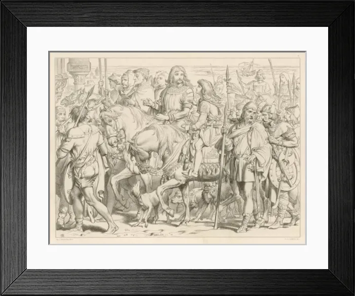 Framed Print : Hereward at St. Bertin Framed Print : Hereward at St. Bertin