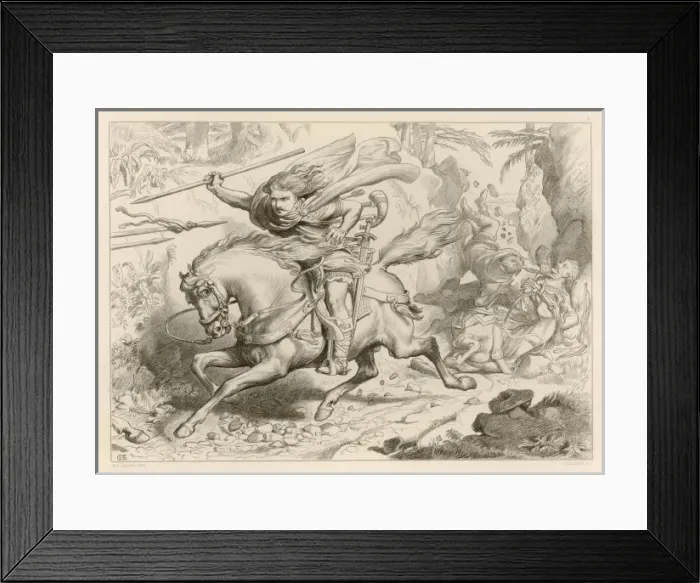 Framed Print : Hereward is Trapped Framed Print : Hereward is Trapped