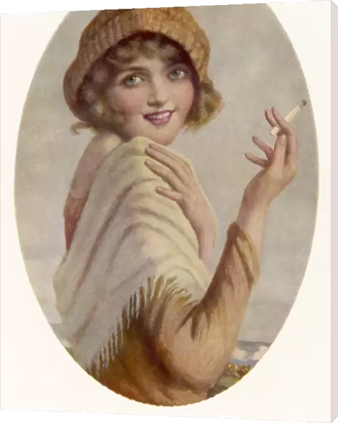 Woman Smoking 1930