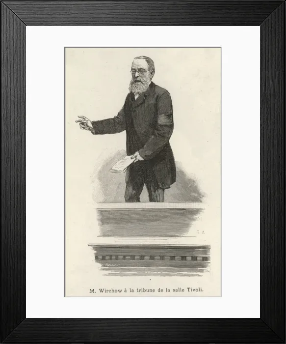 Framed Print : Rudolf Virchow Framed Print : Rudolf Virchow