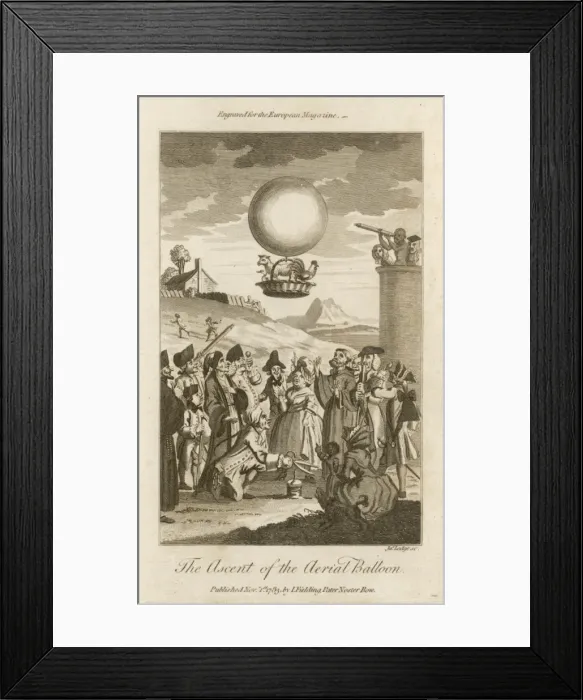 Framed Print : Montgolfier Unmanned Framed Print : Montgolfier Unmanned