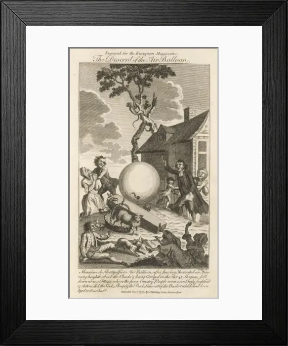 Framed Print : Montgolfier Unmanned Framed Print : Montgolfier Unmanned
