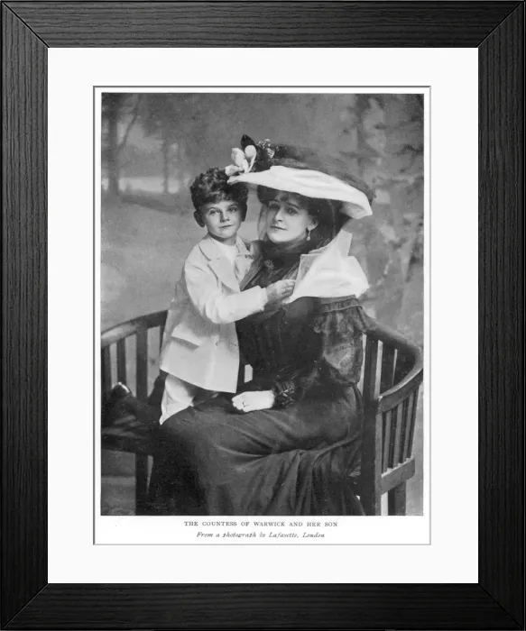 Framed Print : Frances Ctess Warwick