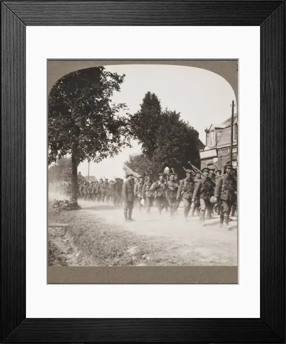 Framed Print : British Regiment, France Framed Print : British Regiment, France