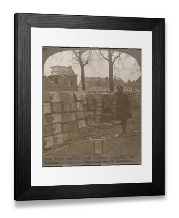Framed Print : German Ammunition, Wwi Framed Print : German Ammunition, Wwi