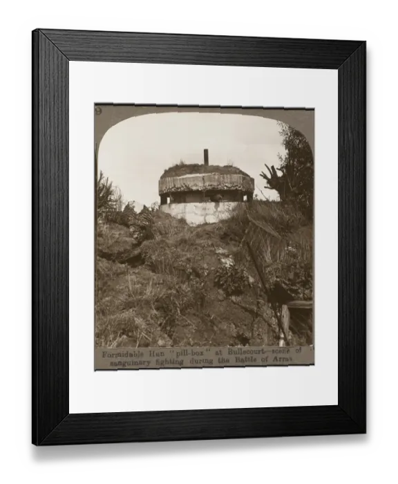 Framed Print : German 1st Ww Pill-Box Framed Print : German 1st Ww Pill-Box