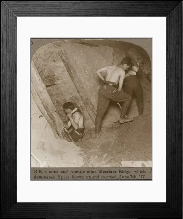 Framed Print : Mining Messines Ridge Framed Print : Mining Messines Ridge