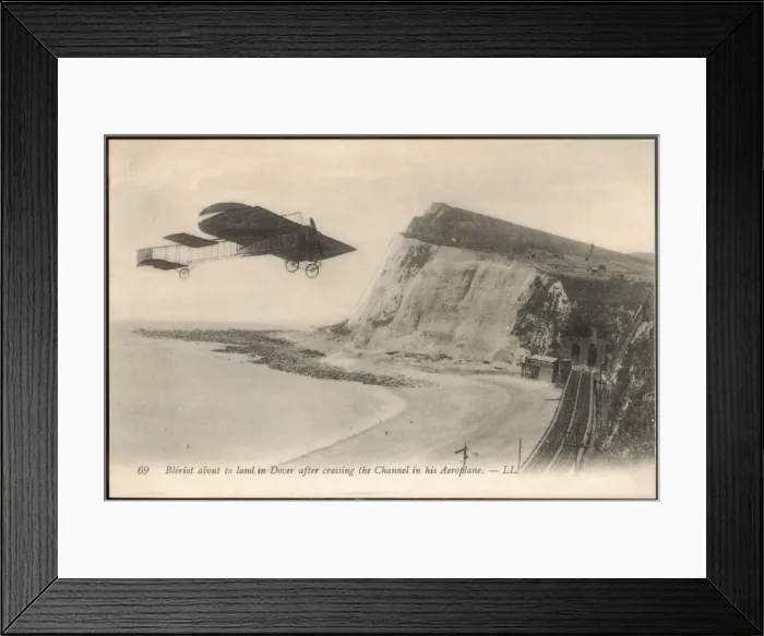 Framed Print : Bleriot Near Dover Framed Print : Bleriot Near Dover