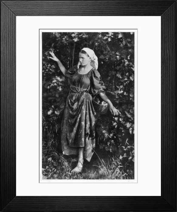 Framed Print : Russian Peasant Girl Framed Print : Russian Peasant Girl