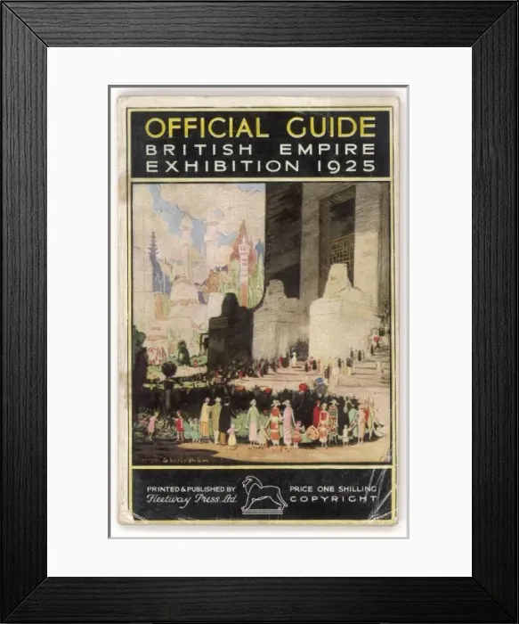 Framed Print : British Empire Ex. 1925 Framed Print : British Empire Ex. 1925