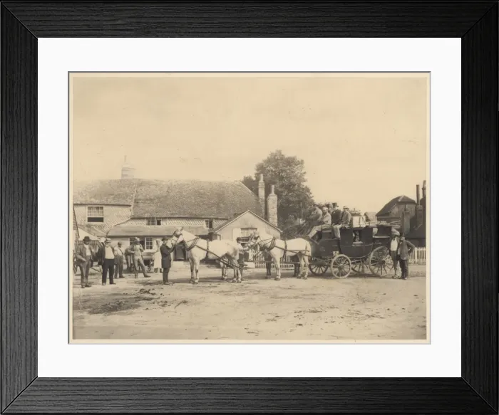 Framed Print : Brighton Coach Framed Print : Brighton Coach