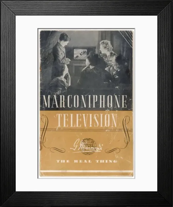 Framed Print : Watching TV 1930S Framed Print : Watching TV 1930S