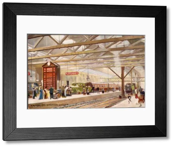 Framed Print : Waterloo Station Framed Print : Waterloo Station