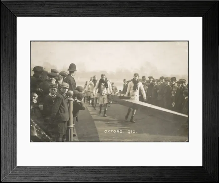 Framed Print : Oxford Boat 1910 Framed Print : Oxford Boat 1910