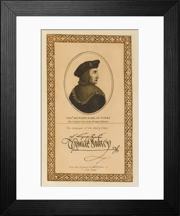 Framed Print : Thomas Howard Surrey Framed Print : Thomas Howard Surrey