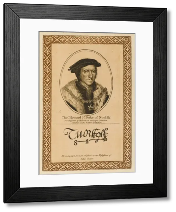 Framed Print : Thomas 4 Duke Norgolk Framed Print : Thomas 4 Duke Norgolk
