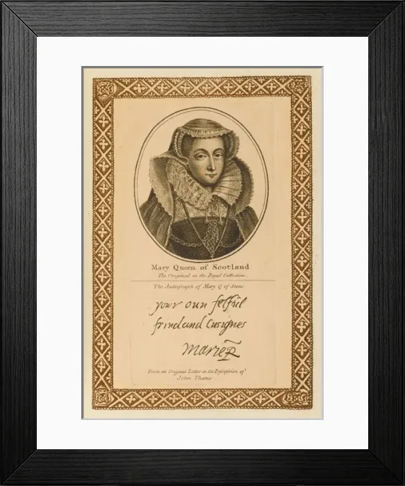 Framed Print : Mary Queen of Scots Framed Print : Mary Queen of Scots
