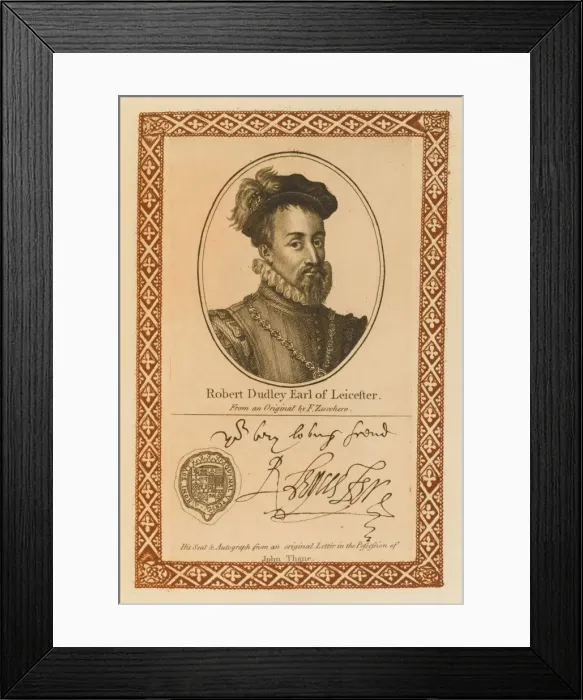 Framed Print : Robert Dudley Leicester Framed Print : Robert Dudley Leicester