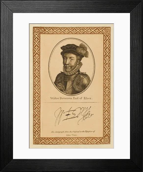Framed Print : Walter Devereux Essex Framed Print : Walter Devereux Essex