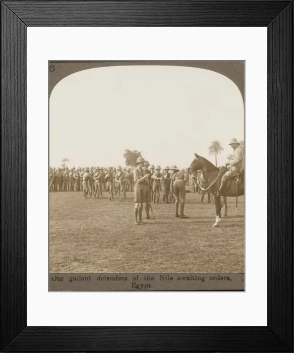 Framed Print : Ww1 Troops at the Nile Framed Print : Ww1 Troops at the Nile