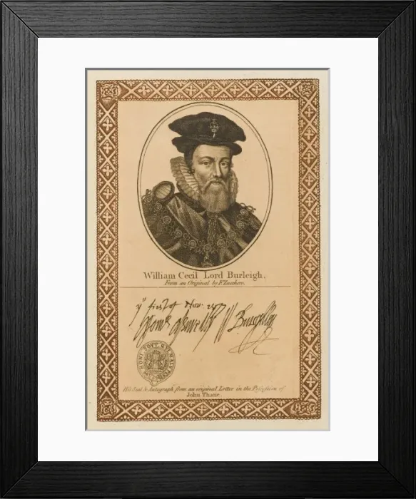 Framed Print : William Cecil Burghley Framed Print : William Cecil Burghley