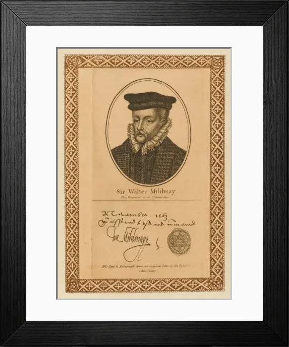 Framed Print : Walter Mildmay Framed Print : Walter Mildmay