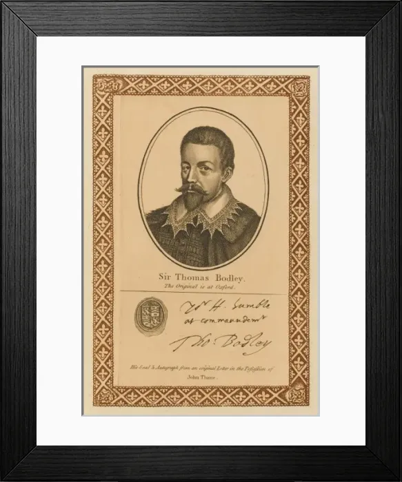 Framed Print : Thomas Bodley Framed Print : Thomas Bodley