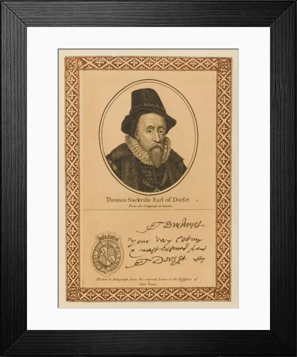 Framed Print : Thos Sackville Dorset Framed Print : Thos Sackville Dorset