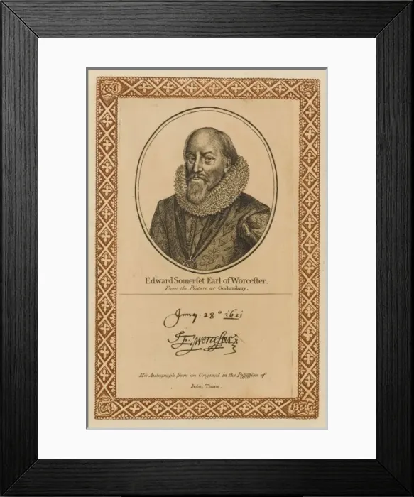 Framed Print : Edward Earl Worcester Framed Print : Edward Earl Worcester